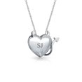 thumbnail image 4 of Bling Jewelry Womens Whimsical Devil Horns Heart Shape Pendant Necklace .925 Sterling Silver, 4 of 5