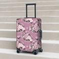thumbnail image 6 of Rateoe Rose Flowers Printed Luggage Cover, Suitcase Protector Fits 18-32 Inch Luggage-Medium, 6 of 7
