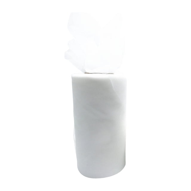 Youkk Polyester Easy To Ad Clean Wedding Tape Wedding Party Decorations Durable And Reliable Roll Tulle white 1Set