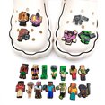 thumbnail image 3 of 20pcs Block Builder Shoe Charms - Pixel Art Clog Decorations & DIY Accessories (Soft Rubber), 3 of 7