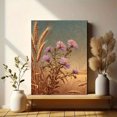 thumbnail image 6 of Purple Aster and Wheat Canvas Print, Decor for Living Room, Office, Kitchen, Farmhouse, Entryway, 6 of 8