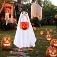 thumbnail image 6 of Gallickan Halloween Porch Decoration, Pumpkin and Ghost Goose Lawn Figure, Spooky Yard and Garden Decor for Fall Holiday Party, White, 6 of 6