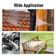 thumbnail image 3 of Electric Pressure Washer, 3500 Max PSI 2.6 GPM Power Washer Machine with Hose Reel, 4 Quick-Connect Nozzles, Foam Cannon for Car/Patio/Driveways Cleaning, 3 of 5