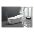 thumbnail image 6 of Anzzi Ft-Az090 Talyah 71" Soaking Bathtub For Freestanding Installations - White, 6 of 6