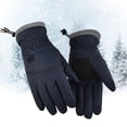 thumbnail image 2 of Audhol Winter Gloves Women&Men Handmade Gloves Winter Hand Warmers Stylish Gloves Ladies Gloves Warm Knitted Embroidered Warm Knit Gloves Gloves for Cold Weather Blue One Size, 2 of 8