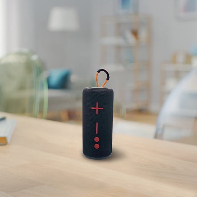 Yhmxh Haut-Parleur Bluetooth pour Maison Intelligente Machine Sonore Haut-Parleur Bluetooth Portable Effet RVB Haut-Parleurs avec Caisson de Basses Sortie Haute Puissance 10W Peut Être Carte à Brancher Radio FM-S Interconnexion avec Lanière