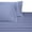 Periwinkle, variant on Luxury Attached Waterbed Sheets 100% Cotton 600 Thread Count Solid- King - White