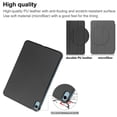 thumbnail image 5 of Tarise Case for iPad 10th Generation 10.9 inch 2022 Slim Thin Lightweight Stand Tri-fold Folio Smart Magnet Cover with Auto Wake/Sleep PU Leather Hard PC Back Shockproof Case for iPad 10th Gen, Black, 5 of 9