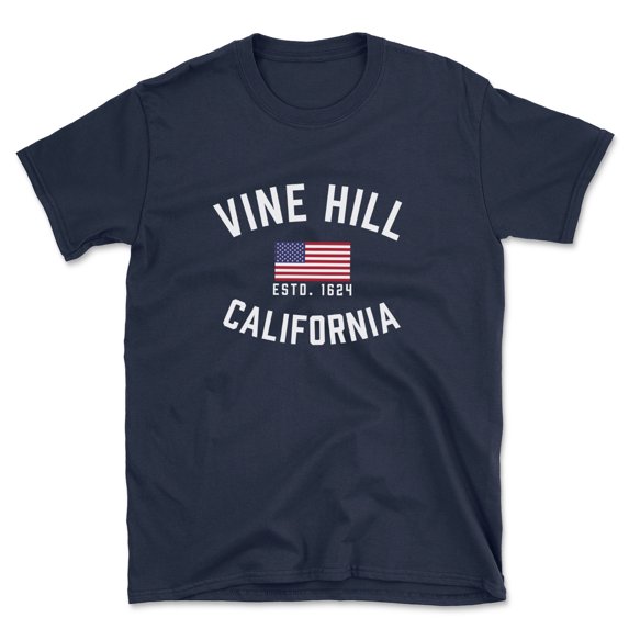 Vine Hill California Patriot Men's Cotton T-Shirt