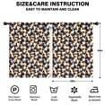 thumbnail image 2 of Blackout Kids Curtains,Beige Butterfly Blue Orange Pattern Childrens Insulated Curtains Set Of 2,Bedroom Essentials,Toddler Room Decor 42"x54", 2 of 5