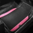thumbnail image 3 of FH Group Carpet Non Slip Pink Car Floor Mats, Universal Fit 4pc Full Set with Air Freshener, 3 of 6