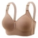 thumbnail image 1 of Gibobby Sujetador de soporte superior para mujer, cómodo y Sexy, de edad y edad avanzada, sin anillo de, pecho grande, ropa interior pequeña Brasier mujer(Café,38), 1 of 2
