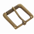 thumbnail image 2 of 1 3/8" (35 mm) Nickle Free Single Prong Square Roller Belt Buckle, 2 of 2