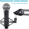 thumbnail image 3 of SUNMON SM58S Microphone Shock Mount Holder for Reduces Vibration and Noise, Suitable for Shure SM58S Cardioid Dynamic Vocal Mic, 3 of 7