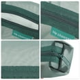 thumbnail image 3 of Unique Bargains 1 Pc Lightweight Square Mesh Makeup Bag for Business Travel Nylon Green, 3 of 6