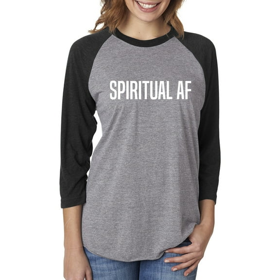Spiritual AF Unisex 3/4 Sleeve Baseball Raglan Tee