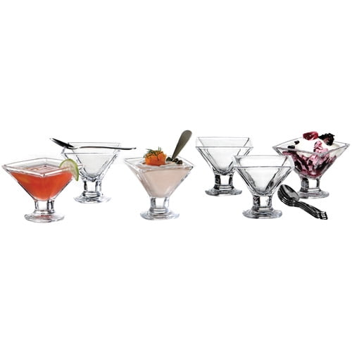 SOHO TASTER TINIS 13 PC SET 6 TINIS AND 6 SPOONS