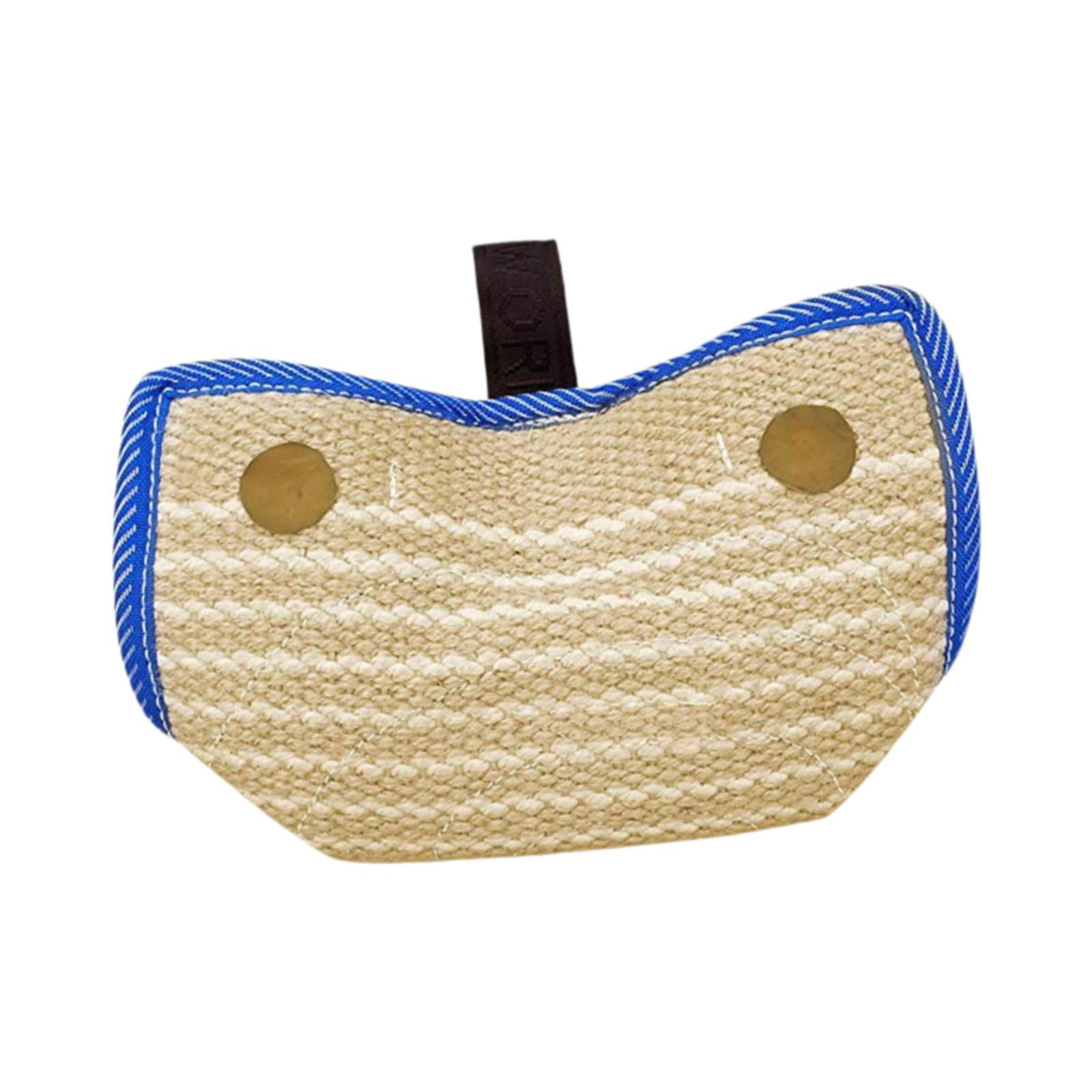 Bvdfgk Dog Bite Pillow Dog Training Biting Sleeves Interactive Toy Sturdy Portable Bite blue