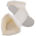thumbnail image 4 of FELTECHELECTR 2 pares de pantuflas cálidas con forro para zuecos y funda interior para sandalia con cojín interior, 4 of 5