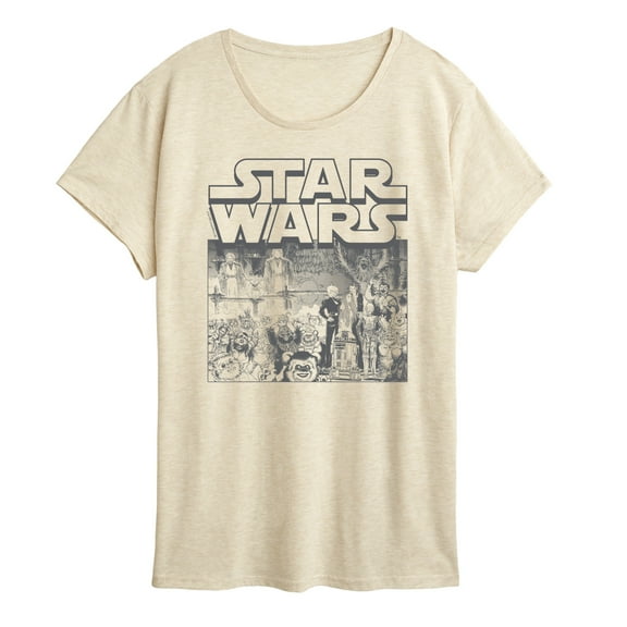 Star Wars - Manga Art Style - Women's Short Sleeve Classic Fit Tee
