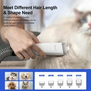 Neakasa Neabot P1 Pro Dog Grooming Kit with Vacuum, 5-in-1 Low-Noise Pet Clippers, Deshedding Brush