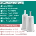 thumbnail image 3 of Paquete de 2 filtros de agua para máquinas de café Sage modelos SES 990/980/500/878/875/880/920/810, BES008 Suavizante para electrodomésticos Sage Barista Express Filtro de agua para Sage Barista Pro, 3 of 5
