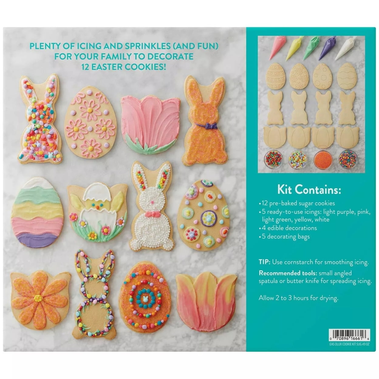 Wilton Deluxe Easter Cookie Decorating Kit (12 Count)
