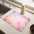 thumbnail image 5 of Dish Drying Mat Absorbent Dish Drainer Kitchen Counter 19.7x15.7inch Dish Drying Pad for Countertops Sinks Draining Racks Colorful Pastel Floral Pattern, 5 of 9
