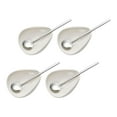 thumbnail image 2 of Bandeja para pesar granos de café con cucharas Bandejas individuales para café para cocina de cafetería 4 tazones 4 cucharas, 2 of 9