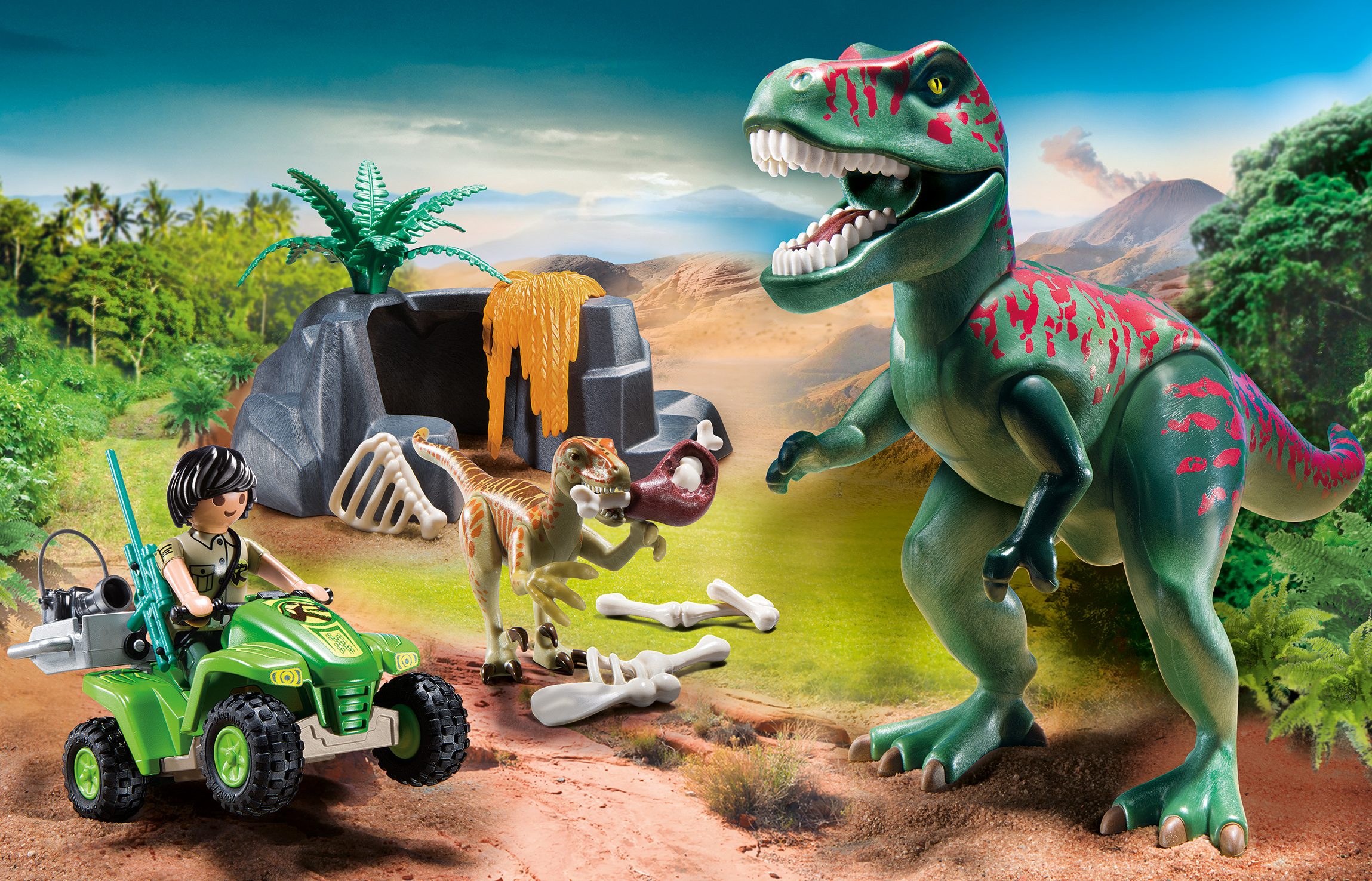 PLAYMOBIL Explorer Quad With T-Rex - image 2 of 5