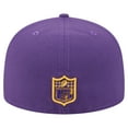 thumbnail image 4 of Men's New Era Purple Minnesota Vikings  Oversized 59FIFTY Fitted Hat, 4 of 5