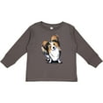 thumbnail image 3 of Inktastic Tricolor Papillon Boys or Girls Long Sleeve Toddler T-Shirt, 3 of 5