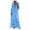 Light blue, variant on Bohemian Dress for Women V Neck Long Sleeve Tassel Plus Size Long Lace Dress Vacation Beach Ethnic Style Maxi Dresses(Yellow,XXL)