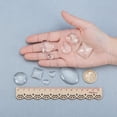 thumbnail image 4 of About 70 Pcs Half Round Flat Back Clear Glass Dome Tile Cabochon Diameter 16mm, 4 of 8