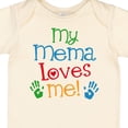 thumbnail image 4 of Inktastic Mema Loves Me Grandchild Boys or Girls Baby Bodysuit, 4 of 5