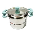 thumbnail image 3 of Frying Pan and Soup Pot Kitchen with Cover Kitchen Cooking Tool Nonstick Wok Blue soup pot, 3 of 10