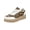 White, variant on Women's Leopard Print Platform Sneakers,Lace Up Color Block Design Non Slip Thick Sole Fashion Casual Walking Shoes for Daily Errands Weekend Outings