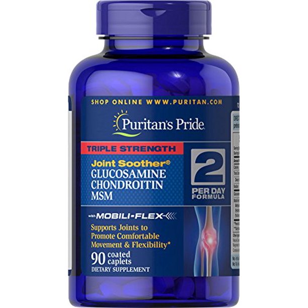 Puritan's Pride Triple Strength Glucosamine, Chondroitin & MSM Joint