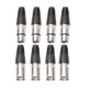 thumbnail image 4 of Mic Jack Plug XLR Conector 8pcs Cannon 4 3pin para Amplificador Mezcladores, 4 of 9