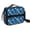 Football and Heart Brightblue Pattern, variant on Football and Heart Brightblue Pattern Bento School Insulated Lunch Bag Box with Shoulder Strap and Bottle Holder, 11" X 9.5" X 3.5"