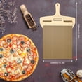 thumbnail image 6 of 12 inch Pizza Paddle Sliding Pizza Peel with Handle and Baking Cloth Non-Stick Pizza Peel for Bread Kitchen Essential Baking (Brown,12inch), 6 of 6