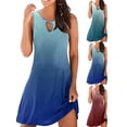 thumbnail image 2 of Gvmfive Women Gradient Print Casual Tank Dress Sleeveless Swing Midi Dress, 2 of 4