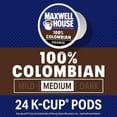 thumbnail image 2 of Maxwell House 100% Colombian Medium Roast K-Cup® Coffee Pods, 24 ct Box, 2 of 15