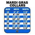 thumbnail image 2 of Dog, Puppy Pet Collar, "Mardi Gras Three Row Confetti Jewel Set", 2 of 8