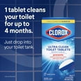 thumbnail image 4 of Ultra Clean Toilet Tablets Bleach & Blue, Rain Clean Scent, 2.47 Ounces Each, 4 Count (Package May Vary), 4 of 4