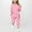 Pink, variant on ZOYOEN Girls Sweat Suit Sets- Soft Fashion Casual Long Sleeve Gradient Shirts and Jogger Pants Gray Size 7-8 Years