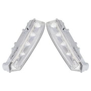 Pair LED Daytime Running Light DRL Fog Driving Lamp Replacement for A2049068900, A2049069000 Mercedes Benz C-Class W204 W212 R172