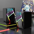 thumbnail image 4 of Light Emitting Computer Speaker USB Mobile Phone Laptop Desktop Mini Speaker Hifi Stereo Sound Wired Subwoofer Computer Speakers Pcs, 4 of 8