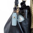 thumbnail image 3 of Lipstick Clip Keychain Pendant with Mirror Imitation Leather Lip Gloss Holder Heart-Shaped Pendant Alloy Key Ring, 3 of 8