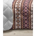 thumbnail image 3 of Aztec Down Alternative Comforter, Colorful Geometric Mexican Pattern Horizontal Stripes, Microfiber Quilt for All Season, 5 Sizes, Multicolor, by Ambesonne, 3 of 3